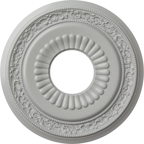 Ekena Millwork Lauren Ceiling Medallion (Fits Canopies up to 6 1/4"), 20 5/8"OD x 6 1/4"ID x 1 3/8"P, Frost CM20LNFRF - main